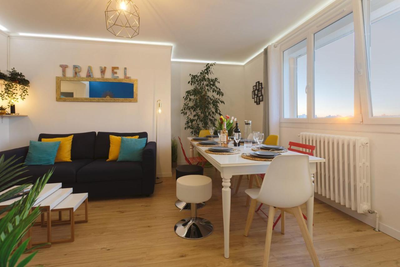 Nid Panoramique VUE WOW ! SPAdéco - LoungeZEN - Terrasse ensoleillée - arrivée autonome - Netflix - emplacement idéal - Lumineux - rénové à neuf - Wifi Fibre - Montpellier Exterior foto